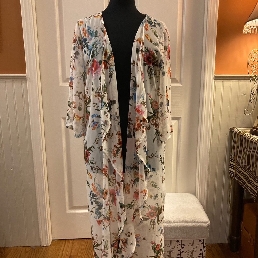 Floral Women's Kimono Jacket